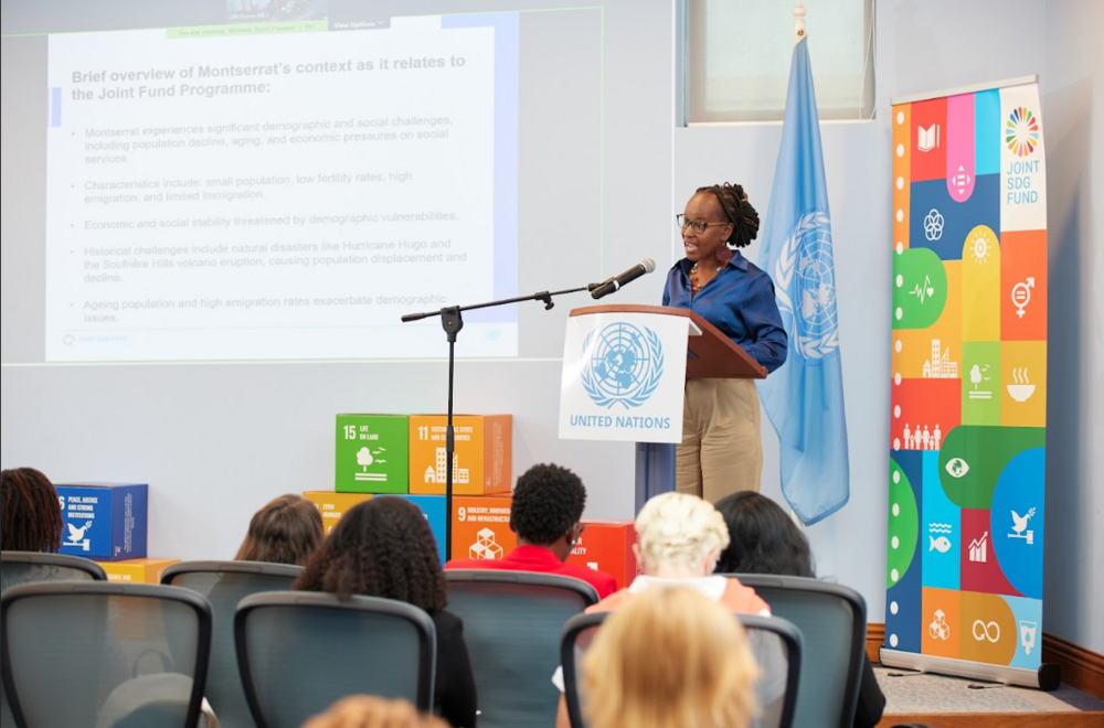 Teresena Fergus, Director of Social Services in Montserrat