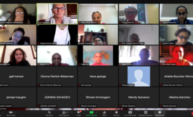 Image of participants in the virtual workshop that was held between October and November 2021 to address clinical management of rape (CMR) and intimate partner violence (IPV) in Trinidad and Tobago