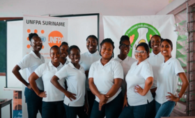 UNFPA Supports Midwifery Training in Suriname with donation of ICT Equipment