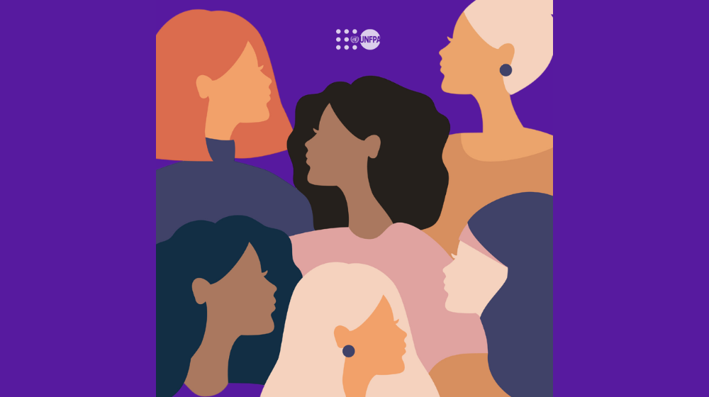 Illustration of diverse women