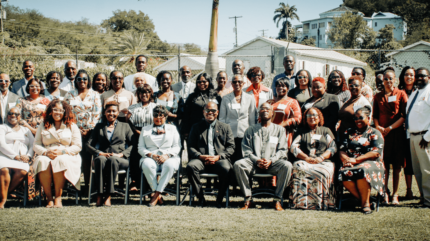 Participants and representatives from partner organisations at the recent The Capacity Building Workshop on the Caribbean Model for Behavioral and Cultural Change in Antigua and Barbuda