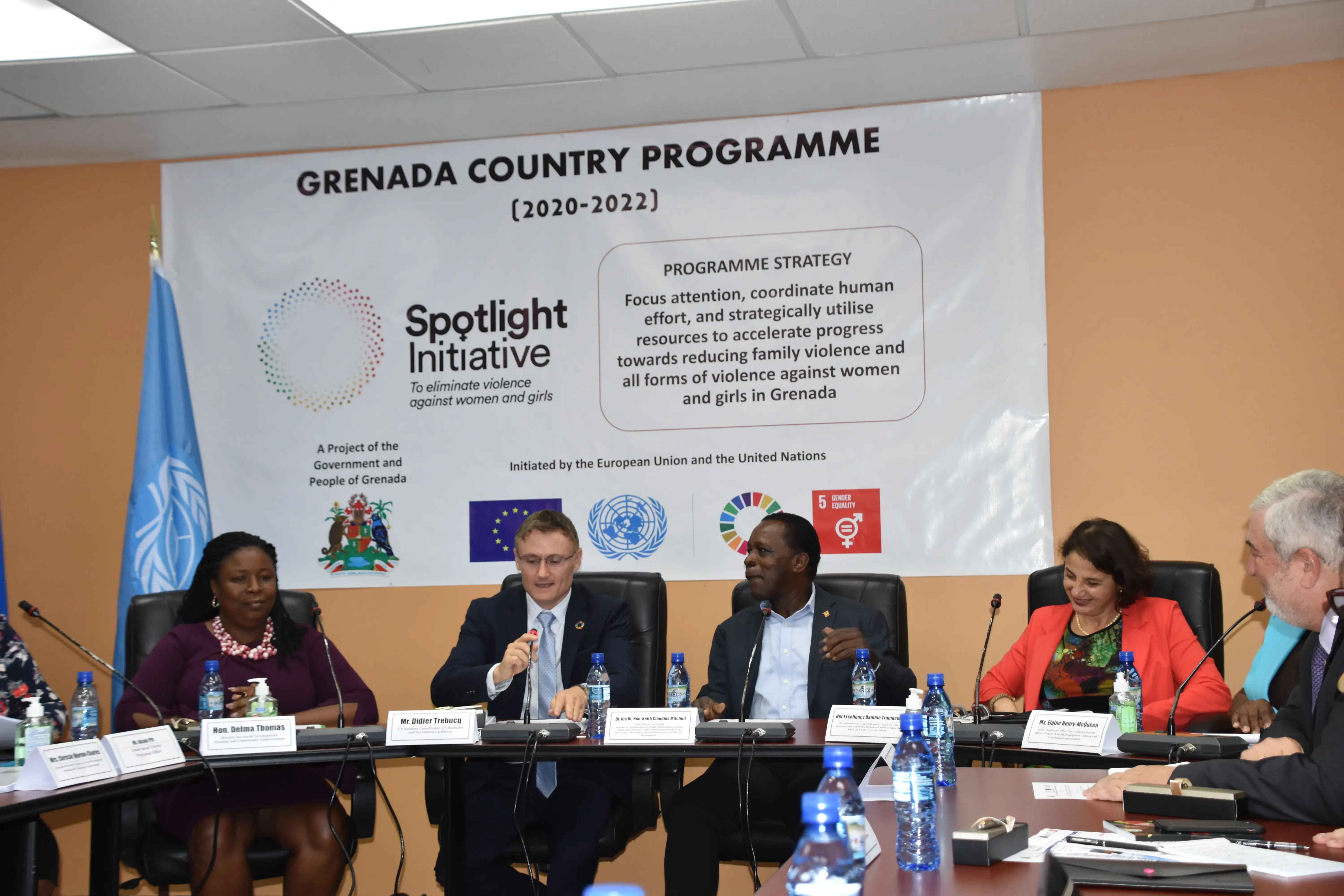 GRENADA: Prime Minister Keith Mitchell leads launch of Spotlight Initiative in Grenada