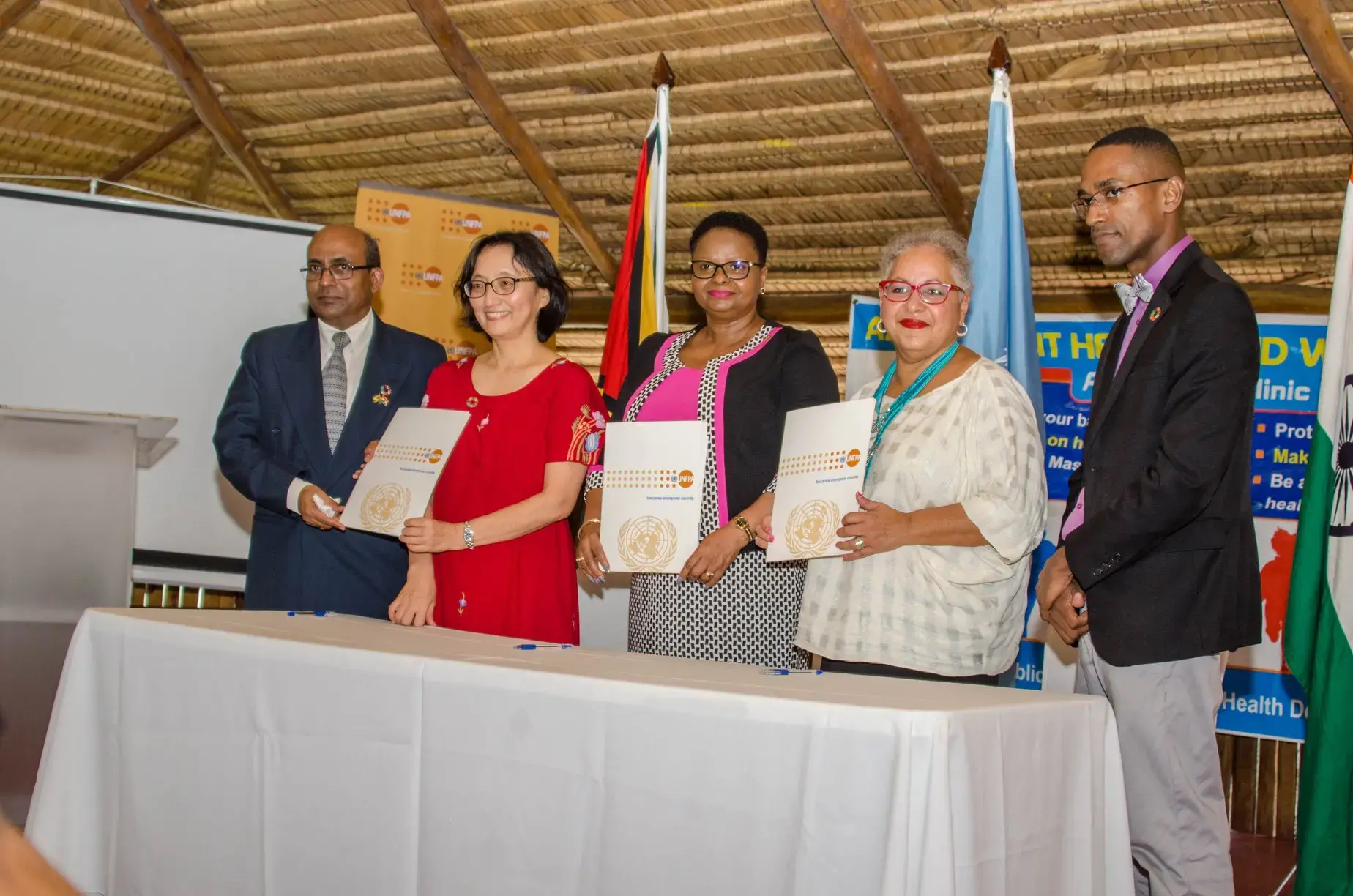 GUYANA: Launch of INDIA – UN Development Partnership Fund Project: “REDUCING ADOLESCENT PREGNANCY IN GUYANA”