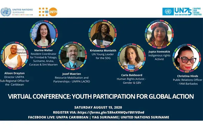 SURINAME: UNFPA joins Caribbean partners to celebrate International Youth Day: Youth Engagement for Global Action