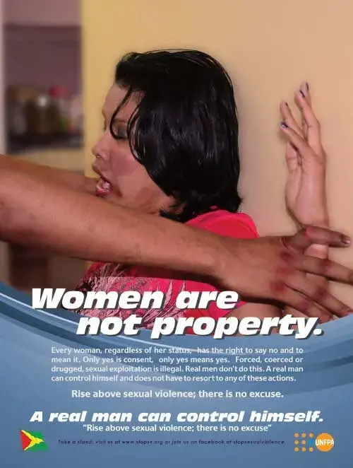 Women are not Property Poster